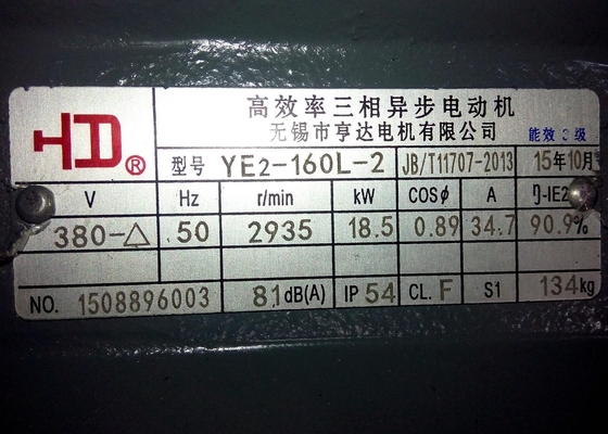 High Efficiency 3 Phase Industrial Electric Motors 10HP / 15HP / 20HP , Variable Speed