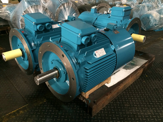 Totally Enclosed 90KW Inverter Duty Motor 7.5HP / 125HP Air Compressor Electric Motor