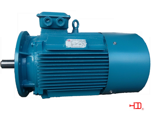 Totally Enclosed 90KW Inverter Duty Motor 7.5HP / 125HP Air Compressor Electric Motor
