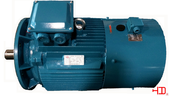Totally Enclosed 90KW Inverter Duty Motor 7.5HP / 125HP Air Compressor Electric Motor